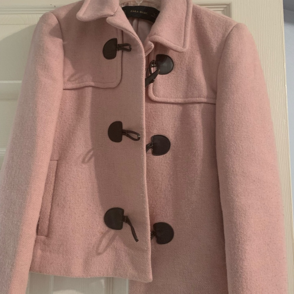 Zara pink coat